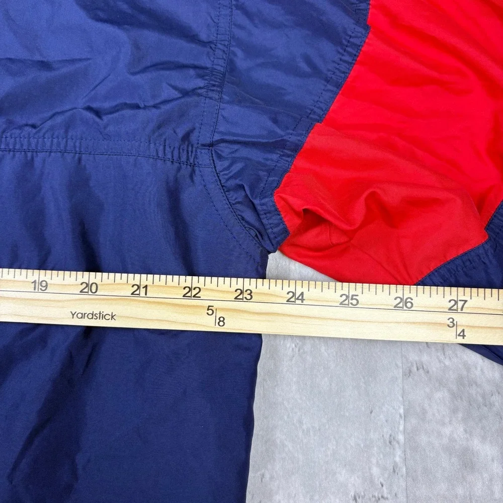 Vintage Adidas USA 2000 Olympic Windbreaker Jacket Medium Navy Blue Red White‎